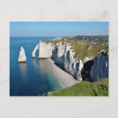 Famous cliffs of Etretat in France Briefkaart (Voorkant)