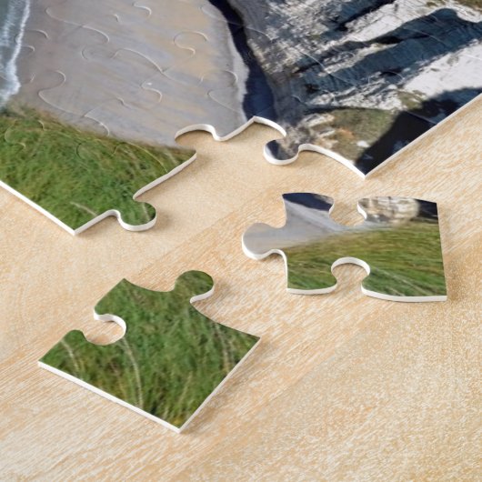 Famous cliffs of Etretat in France Legpuzzel (Zijkant)