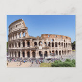Famous Colosseum in Rome, Italië Briefkaart (Voorkant)