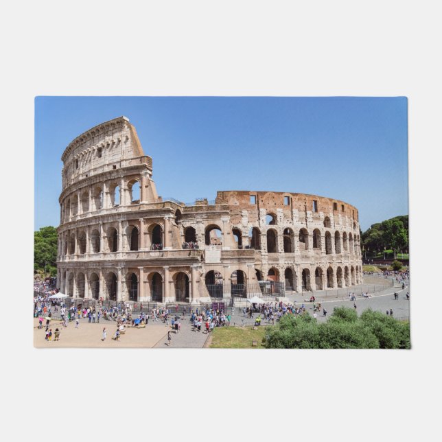 Famous Colosseum in Rome, Italië Deurmat (Voorkant)