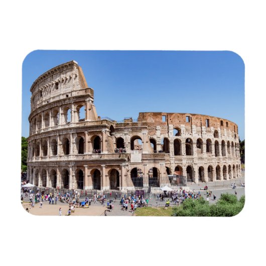 Famous Colosseum in Rome, Italië Magneet (Horizontaal)