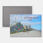 Famous Daytona Beach Florida Magneet (Voorkant / Achterkant)