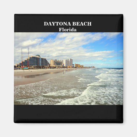 Famous Daytona Beach Florida Magneet (Voorkant)