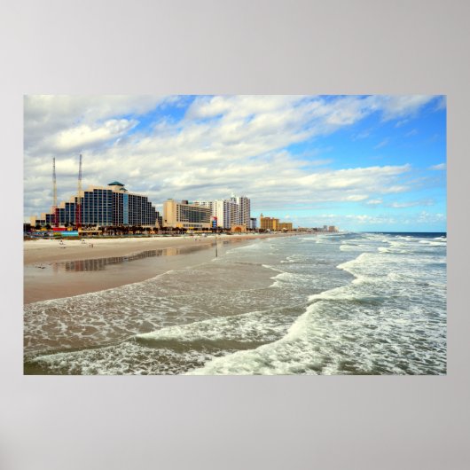 Famous Daytona Beach, Florida Poster (Voorkant)