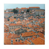 Famous Dubrovnik Old Town daves - Dalmatia, Kroati Tegeltje (Voorkant)