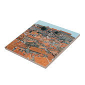 Famous Dubrovnik Old Town daves - Dalmatia, Kroati Tegeltje (Zijkant)