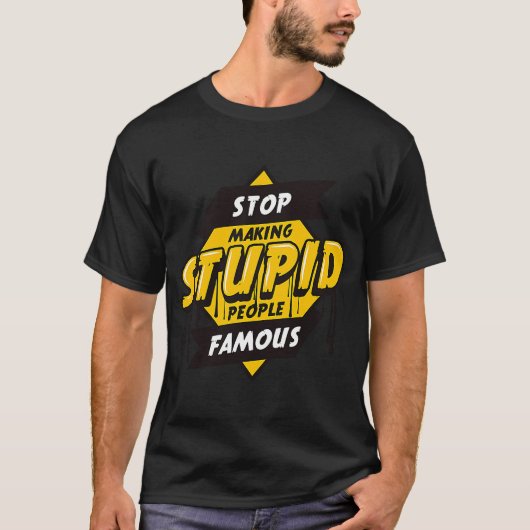 Famous Dumb People citeert T-shirt (Voorkant)