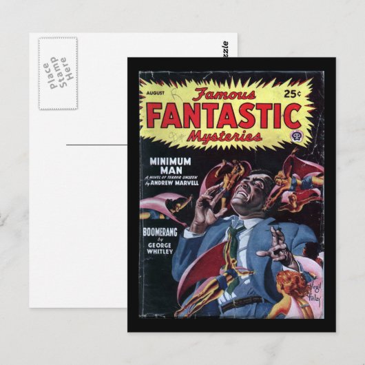 Famous Fantastic Mysteries v08 n06 (1947-08.Popula Briefkaart (Voorkant / Achterkant)