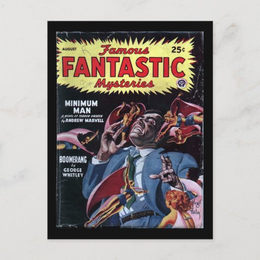 Famous Fantastic Mysteries v08 n06 (1947-08.Popula Briefkaart (Voorkant)