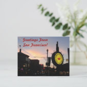 Famous Fisherman's Wharf Sign Briefkaart (Staand voorkant)