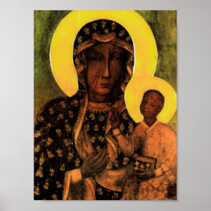 Famous Icon Madonna van Czestochowa Poster