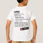 Famous Krystal T-shirt (Achterkant)