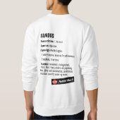 Famous Krystal Trui (Achterkant)