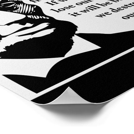 Famous Lincoln Patriotic Quote Poster (Hoek)