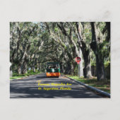 Famous Magnolia Ave St. Augustine, Florida Feestdagenkaart (Voorkant)