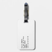 Famous Musée d'Orsay - Parijs, Frankrijk, Europa Bagagelabel (Achterkant verticaal)