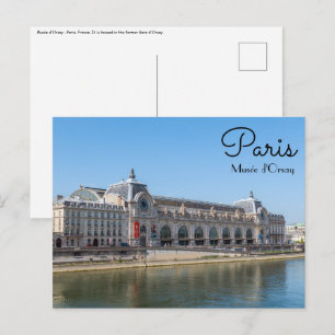 Famous Musée d'Orsay - Parijs, Frankrijk, Europa Briefkaart