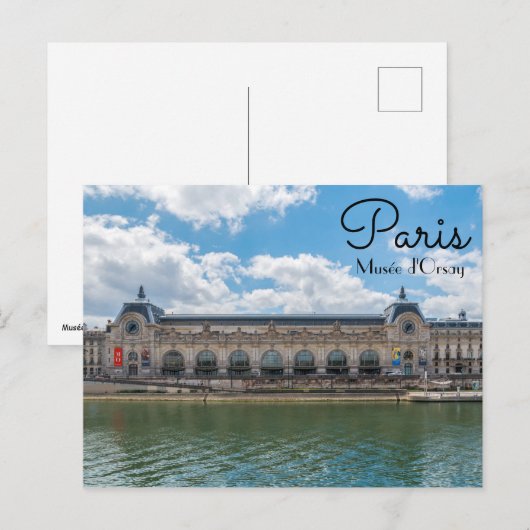 Famous Musée d'Orsay - Parijs, Frankrijk, Europa Briefkaart (Voorkant / Achterkant)