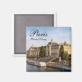 Famous Musée d'Orsay - Parijs, Frankrijk, Europa Magneet (Voorkant / Achterkant)