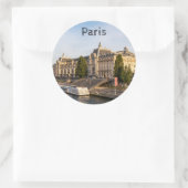 Famous Musée d'Orsay - Parijs, Frankrijk, Europa Ronde Sticker (Tas)