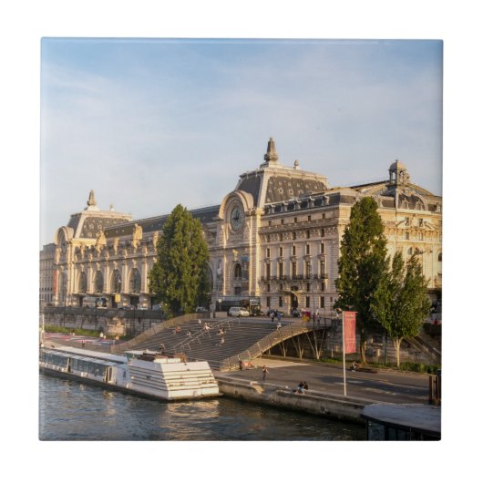 Famous Musée d'Orsay - Parijs, Frankrijk, Europa Tegeltje (Voorkant)