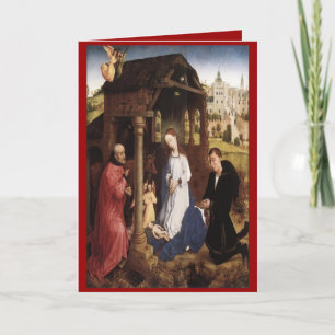 FAMOUS NATIVITY SCENE CHRISTMAS WENSKAART GIFT FEESTDAGEN KAART