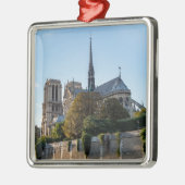 Famous Notre Dame de Paris Cathedral - Frankrijk Metalen Ornament (Links)