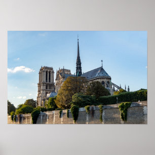 Famous Notre Dame de Paris Cathedral - Frankrijk Poster