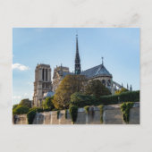 Famous Notre Dame de Paris-kathedraal - Frankrijk Briefkaart (Voorkant)