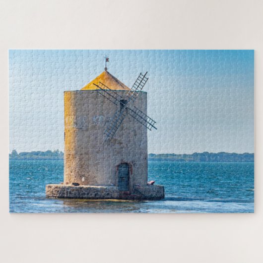 Famous Orbetello's windmolen, Toscane, Italië Legpuzzel (Horizontaal)