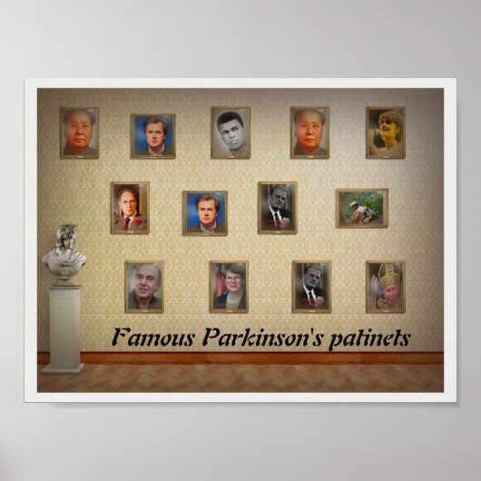 Famous Parkinson patiënten Poster (Voorkant)