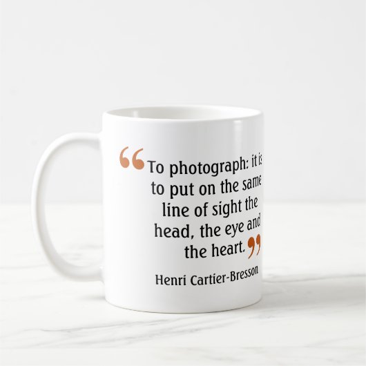 Famous Photographer Quote 2  Camera Afbeelding Koffiemok (Links)