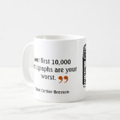 Famous Photographer Quote 3  Camera Afbeelding Koffiemok (Voorkant links)