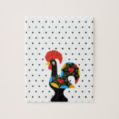 Famous Rooster of Barcelos Nr 09 - Polka Dots Legpuzzel (Verticaal)