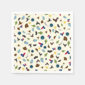 Famous Texas items - de enige sterrenstaat Servetten (Voorkant)