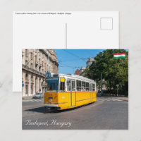 Famous Tramway 2 in Boedapest, Hongarije