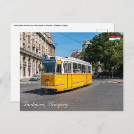 Famous Tramway 2 in Boedapest, Hongarije Briefkaart