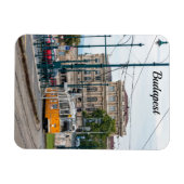 Famous Tramway 2 in Boedapest, Hongarije Magneet (Horizontaal)