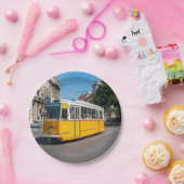 Famous Tramway 2 in Boedapest, Hongarije Papieren Bordje (Feest)