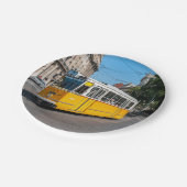 Famous Tramway 2 in Boedapest, Hongarije Papieren Bordje (Gekanteld)