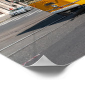 Famous Tramway 2 in Boedapest, Hongarije Poster (Hoek)