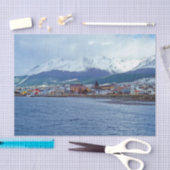Famous Ushuaia - Tierra del Fuego, Argentina Tissuepapier (Craft)