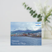 Famous Ushuaia - Tierra del Fuego, Argentinië Briefkaart (Staand voorkant)