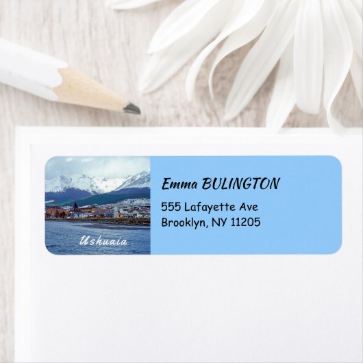 Famous Ushuaia - Tierra del Fuego, Argentinië Etiket (Insitu)