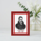Famous, William Tyndale 1494-1536 Briefkaart (Staand voorkant)