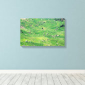 Famous yuanyang Rice Terraces - Yunnan, China Canvas Afdruk (Insitu (Houten vloer))