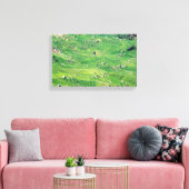 Famous yuanyang Rice Terraces - Yunnan, China Canvas Afdruk (Insitu (Woonkamer))