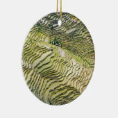 Famous yuanyang Rice Terraces - Yunnan, China Keramisch Ornament (Rechts)