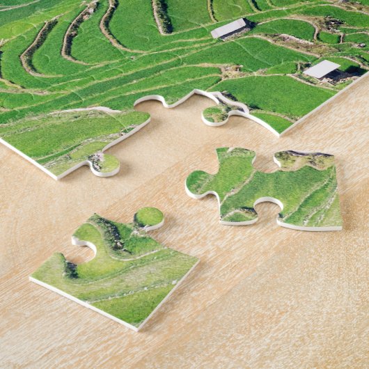 Famous yuanyang Rice Terraces - Yunnan, China Legpuzzel (Zijkant)