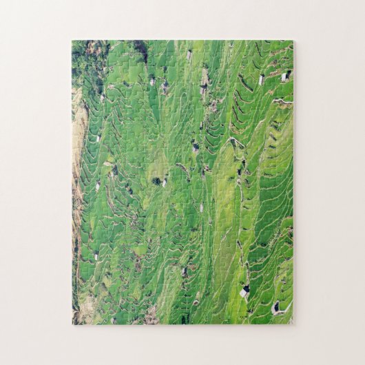 Famous yuanyang Rice Terraces - Yunnan, China Legpuzzel (Verticaal)